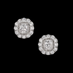 Diamond Orion Halo Studs