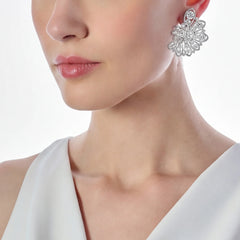 Diamond Pinecone Earrings