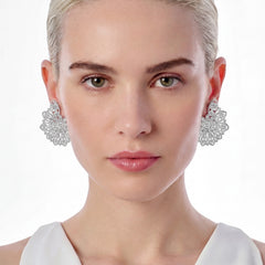 Diamond Pinecone Earrings