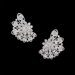 Diamond Pinecone Earrings