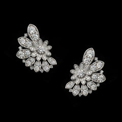 Diamond Pinecone Earrings