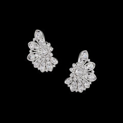 Diamond Pinecone Earrings