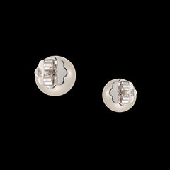 Diamond Snow White Earrings. Lab-Grown Simulated Diamond