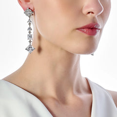 Diamond Tropical Drop Earrings