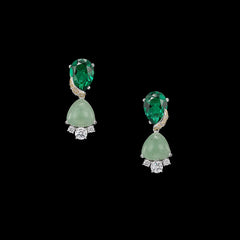 Emerald Berry Vine Earrings