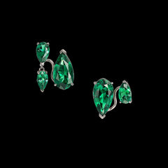 Emerald Floating Ear Huggies