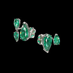 Emerald Floating Ear Huggies