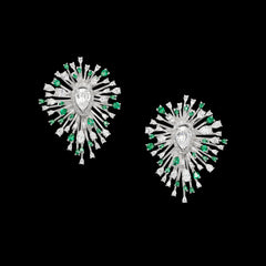 Emerald Mycelia Earrings