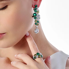 Emerald Nectar Earrings
