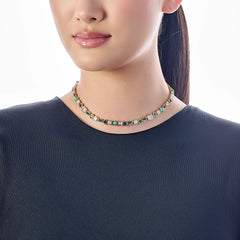 Emerald Turquoise Spectra Pendant Necklace
