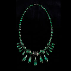 Emerald Valour Sautoir Necklace
