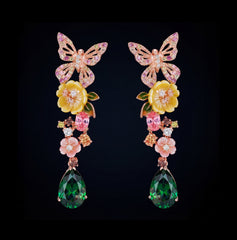 Emerald Vine Earrings