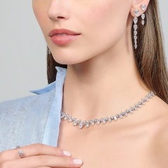 Mini Diamond Nova Drop Earrings