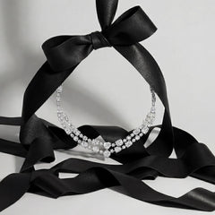 Diamond Love Heart Choker