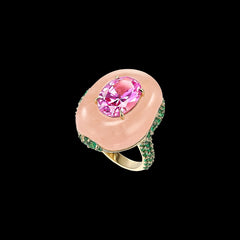 Flower Pebble Ring