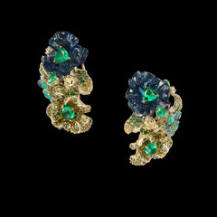 Flower Spirulina Bloom Earrings
