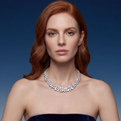 Diamond Garden Of Eden Necklace. Lab-Grown Simulated Diamond