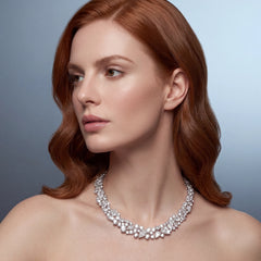 Diamond Garden Of Eden Necklace. Lab-Grown Simulated Diamond