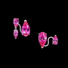 Fuchsia Floating Ear Huggies