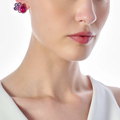 Fuchsia Girolle Studs