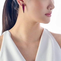 Fuchsia Glimmer Earrings