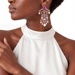 Fuchsia Supernova Earrings
