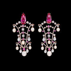 Fuchsia Supernova Earrings