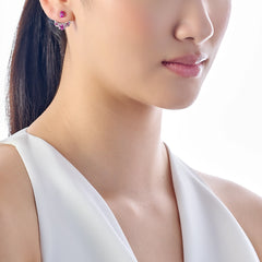 Fuchsia Twinkle Ear-Jackets