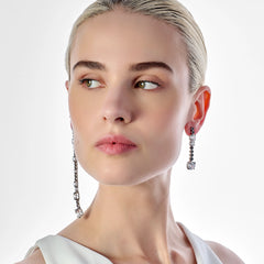 Garden & Time Morse Code Earrings