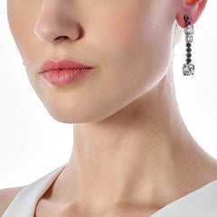 Garden & Time Morse Code Earrings
