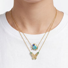 Gold Butterfly Charm Necklace