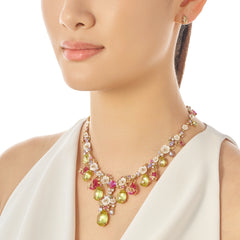 Fuchsia Lemon Paradise Necklace