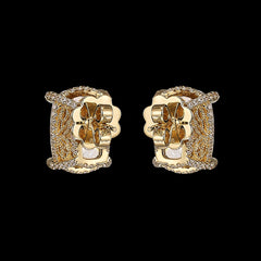 Golden Cushion Wing Studs