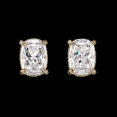 Golden Cushion Wing Studs