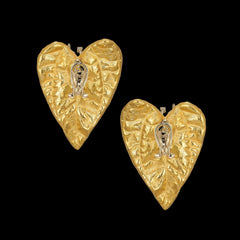 Golden Poison Ivy Earrings