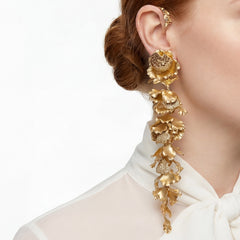 Golden Wisteria Earrings