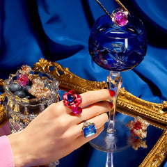 Blue Cinderella Ring