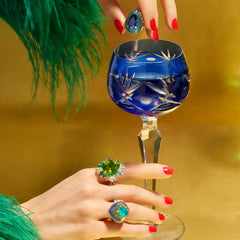 Sapphire Plankton Elixir Ring