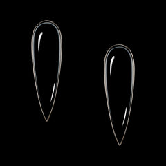Imaginary Friends Earrings. Rabbit