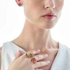 Imperial Delphinium Ring