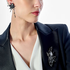 Ink Splash Brooch