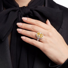 Iris Canary Ring