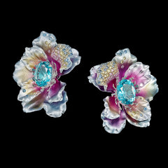 Iris Poppy Earrings