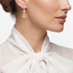 Large Pear Canary Drop Earrings
