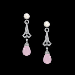 Lavender Lattice Earrings