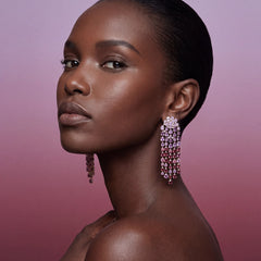 Lavender Ombré Cascade Earrings