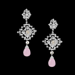 Lavender Pixelise Earrings