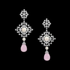 Lavender Pixelise Earrings