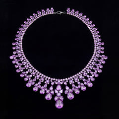 Lavender Valour Sautoir Necklace