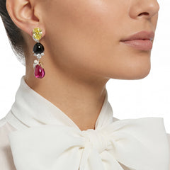 Lemon Fuchsia Berry Earrings